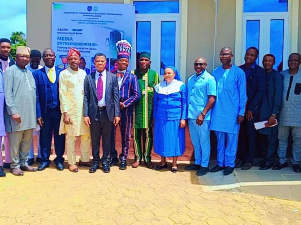 Wale Ojo-Lanre Challenges ACSPN and FUOYE to Foster Media Entrepreneurship Among Students
