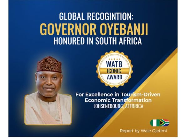 Gov Oyebanji Bags Tourism Excellence Award in South Africa