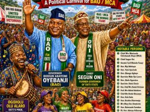 Ido/Osi Isokan Turned Rally into Political Carnival, Pledged 100%, Vote as Usi PDP Collapsed into APC For Governor Oyebanji