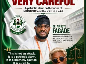 Fagade, DG, NIHOTOUR, Should Be Very Careful