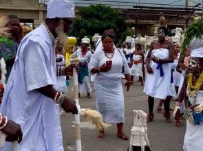 ISESE DAY IN EKITI: 700 OLORISA RAIN CURSES ON TINUBU, OYEBANJI’S ENEMIES